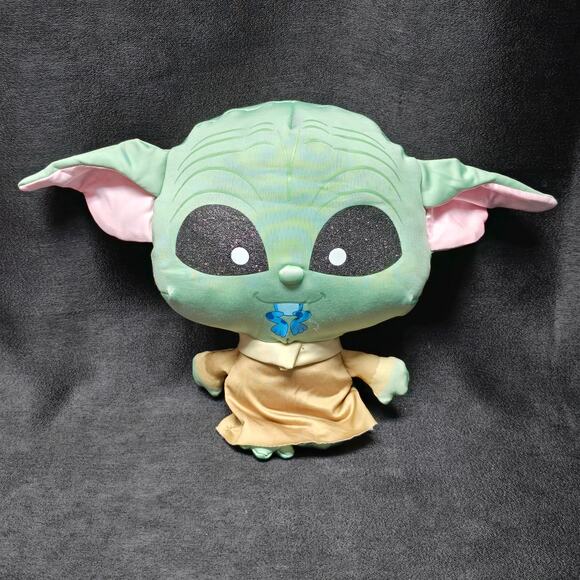 Star Wars Doorables Puffables Mandalorian Grogu Baby Yoda The Child Plush 10" - Picture 1 of 10